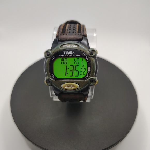 Vintage Timex Expedition Indiglo Mens Digital Watch Tactical Military Style - Picture 1 of 7